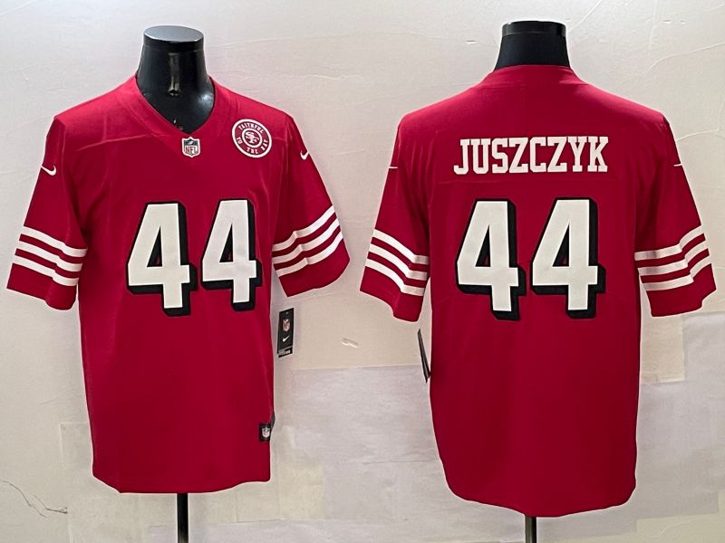 Men San Francisco 49ers #44 Juszczyk Red Second generation 2025 Nike Limited NFL Jersey style 4->san francisco 49ers->NFL Jersey